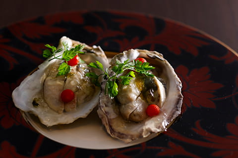 Sous vide oysters